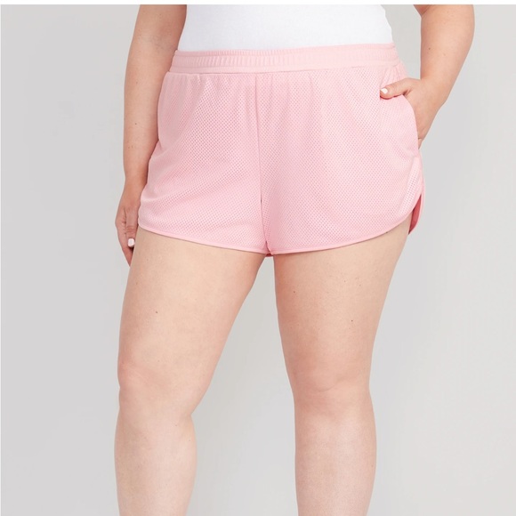 NWT OLD NAVY Mid-Rise StretchTech Dolphin-Hem Run Shorts -- 3-inch inseam - Picture 7 of 9